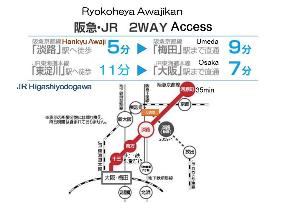 Ryokoheya Awajikan Osaka Exterior foto